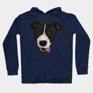 Cute Dog with Tongue Hanging Out Hoodie